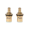 2 Pcs Faucet Replacement Brass 1/4 Turn G1/2\