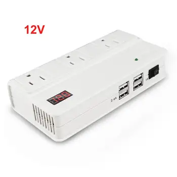 

Car Power Inverter 12V to 220V 200W White Power Converter Multi-function Car Socket Auto Inverter