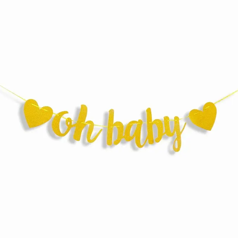 Во-первых баннеры для дня рождения 12 месяцы фоторамка баннеры, флажки Baby Shower висит Бумага гирлянда 1st День рождения Декор поставки - Цвет: 1 pc