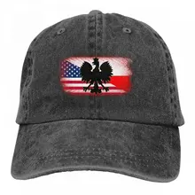 Tsdfcpolay, американский флаг, польская, винтажная, мужская, женская, регулируемая бейсболка, Дальнобойщик, папа, шапки