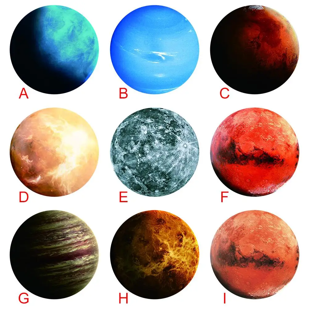 20 см не-Противоскользящий Мышь Pad Planet Earth/Venus/Mars серии коврик для мыши для компьютера планшета ПК Аксессуары