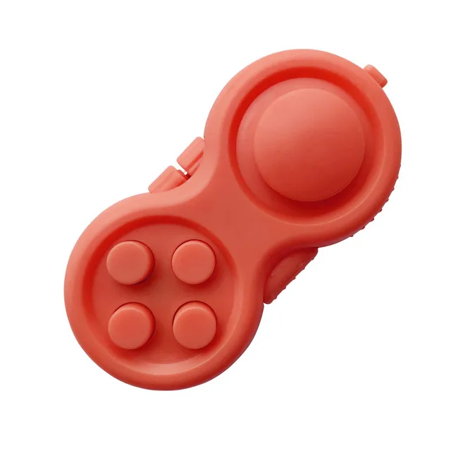 Fidget Toy Rainbow Handle Fidget Toy Classic Controller Game Pad Fidget Focus Toy ADHD Anxiety and Stress Relief 08