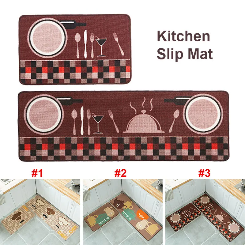 40X60+ 40X120 см коврик 2 шт./компл. мультяшный коврик Кухня Non-Slip ComfortableSoft ковер отель ковер с дверь стулья для украшения дома