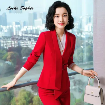 

Womens plus size Blazers coats 2020 Spring Cotton blend irregular Long sleeves Small jackets ladies Skinny office Blazers Suits