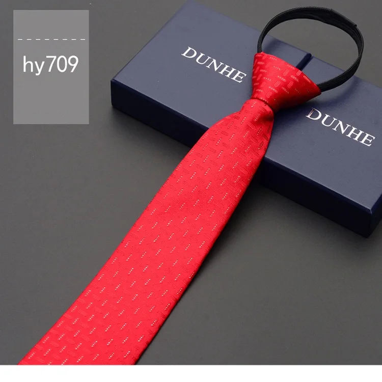 Высокое качество 2019 новые дизайнерские бренды модные деловые повседневные 7 см тонкие галстуки для мужчин полосатый черный на молнии