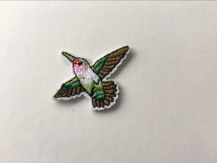 5X4cm 3 шт./лот) вышитые патчи для шитья железа-на небольшой размер аппликации птицы декоративные аксессуары лоскутное шитье для patchwork ворка - Цвет: 5X4cm