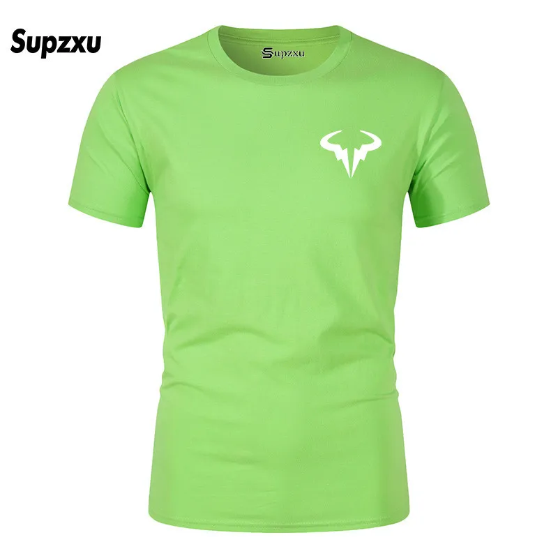 New popular Rafael Nadal tennis player men's black cotton T-shirt high quality men's T-shirt tops T-shirt