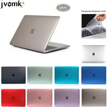 Прозрачный чехол с кристаллами для Apple Macbook Air Pro retina 11 12 13 15, чехол для ноутбука с сенсорной панелью+ прозрачная пленка для клавиатуры
