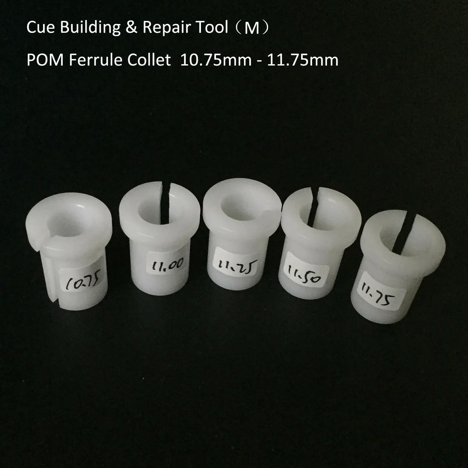5PC Pool Cue POM Ferrule/Shaft Collet Sleeve - Building Tool Lathe Accessory | Спорт и развлечения