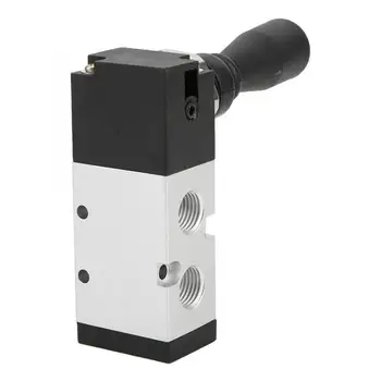 

Manual Flush Valve G1/4 Inch Two-Position Five-Way Lever Valve Mechanical Accessory Pneumatic Equipment TSV86522-M Solenoid