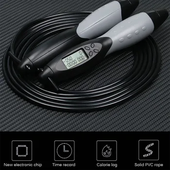 

Adjustable Smart Jump Rope Digital Counting Jump Rope Skipping Ropes Training Skipping Exercise Workout Digital Calorie Speed