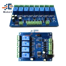 DC 7-24V Modbus Rtu7 4 voies 8 voies relais Module commutateur entrée sortie RS485/TTL Interface détection de Signal connexion Anti-inverse