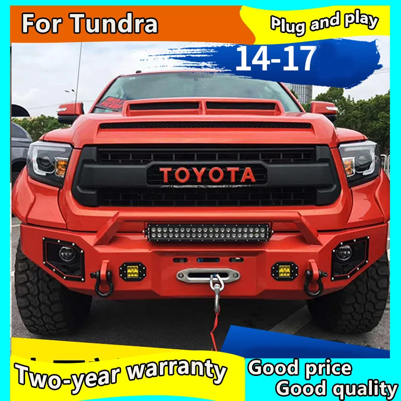 Головной фонарь для Toyota Tundra- светодиодный фары для- Sequoia светодиодный фонарь bi-Xenon светодиодный DRL фара в сборе