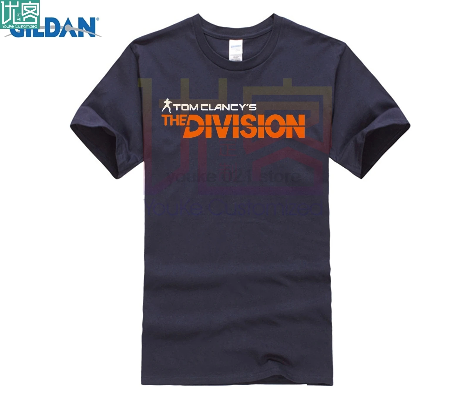 Футболка с круглым вырезом Tom Clancys The Division Game Club SHD extreme Mails Fashio Style Black S 3XL размер на