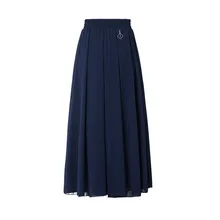Korean Spring and summer women high waist pleated skirt womens large swing elastic waist thin beach skirts
