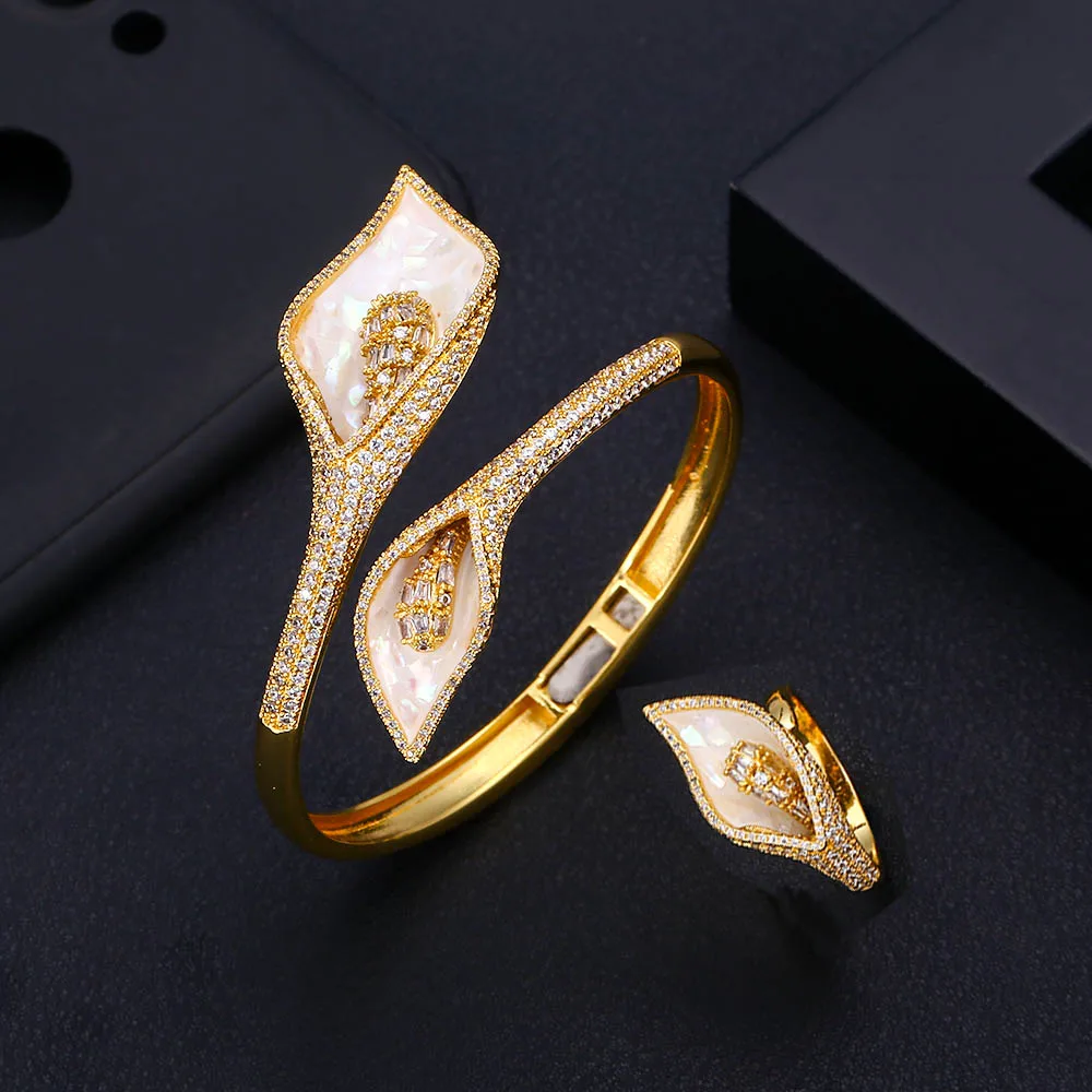 Jankely Роскошный Уникальный Африканский браслет кольцо набор комплекты украшений