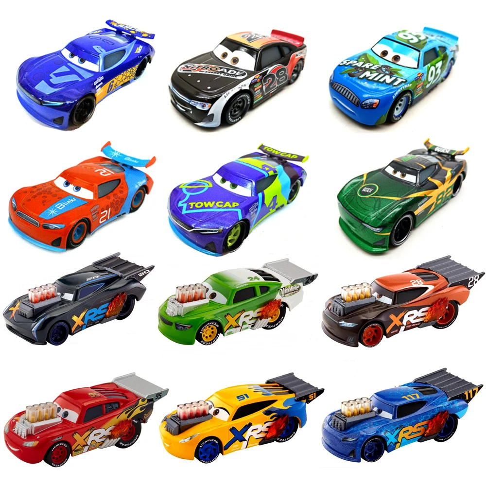 Автомобили 3 литая XRS Новая коллекция # Racer Jackson Cruz Mc-queen 1:55 | Игрушки и хобби