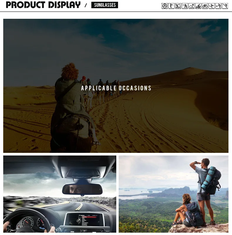 Fashion Polarized Sunglasses Men Luxury Brand Designer Vintage Outdoor Driving Sun Glasses Male Goggles Shadow UV400 Oculos