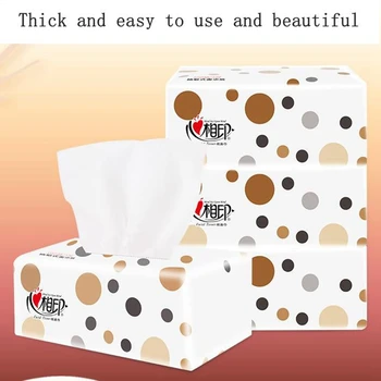 

Original wood pulp pumping paper towels three layers thicker 300 sheets tough 100 pumping 4 packs one customized 4 packs each