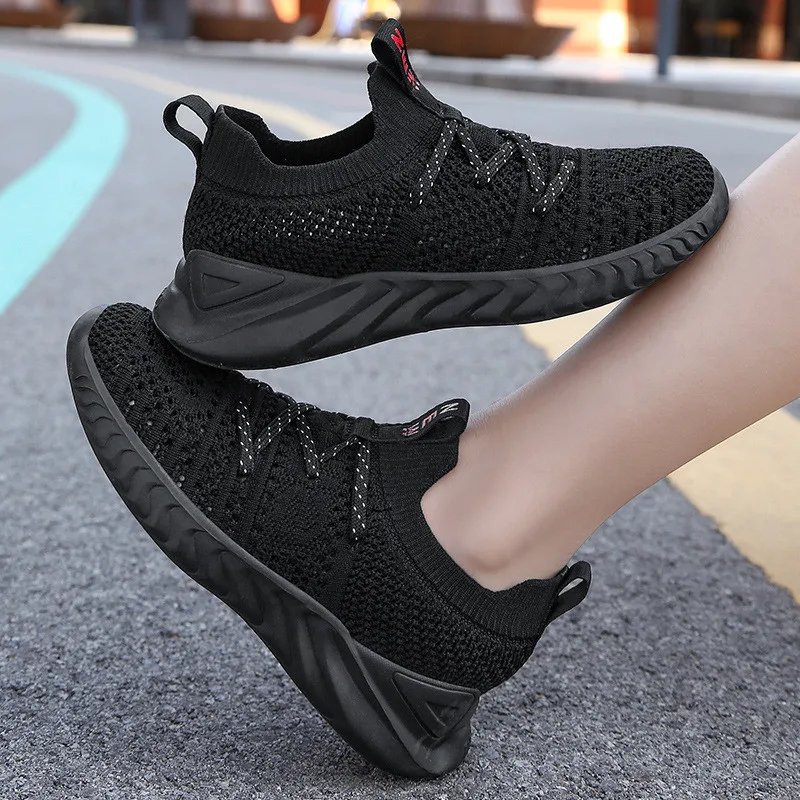 black sports shoes for school