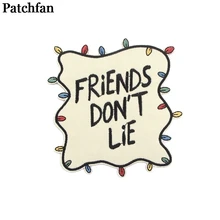 20 шт./партия, Patchfan, странные вещи, железные нашивки, одежда с вышивкой, пэчворк, мультфильм, аниме, индивидуальные нашивки,, A2274