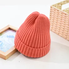 Шапка женская осенняя и зимняя новая шерстяная шапка дикая вязаная шапка ретро tide melon шапка Зимний Теплый головной убор вязаные шапки и шапочки