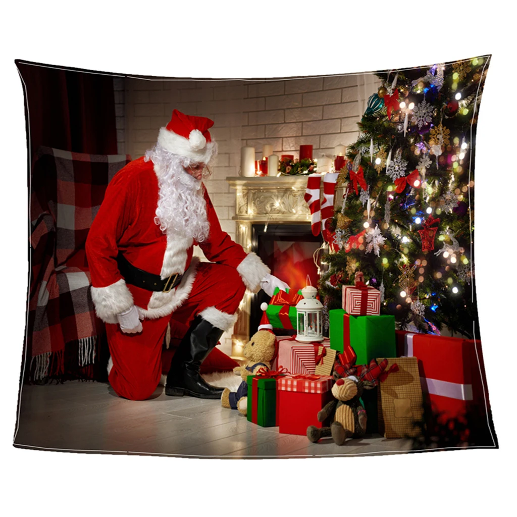 16 Xmas Throw Blanket Super Soft Flannel Plush Bed Throw TV Blanket Reversible, 80x150cm - Color: 16
