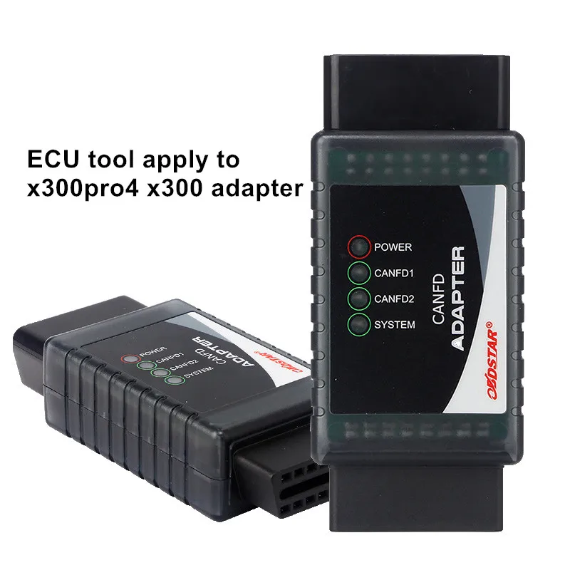 

Адаптер OBDSTAR CAN FD подходит для диагностического инструмента X300PRO4/X300 DP PLUS Flasher для систем ЭБУ, отвечающих протоколам CANFD
