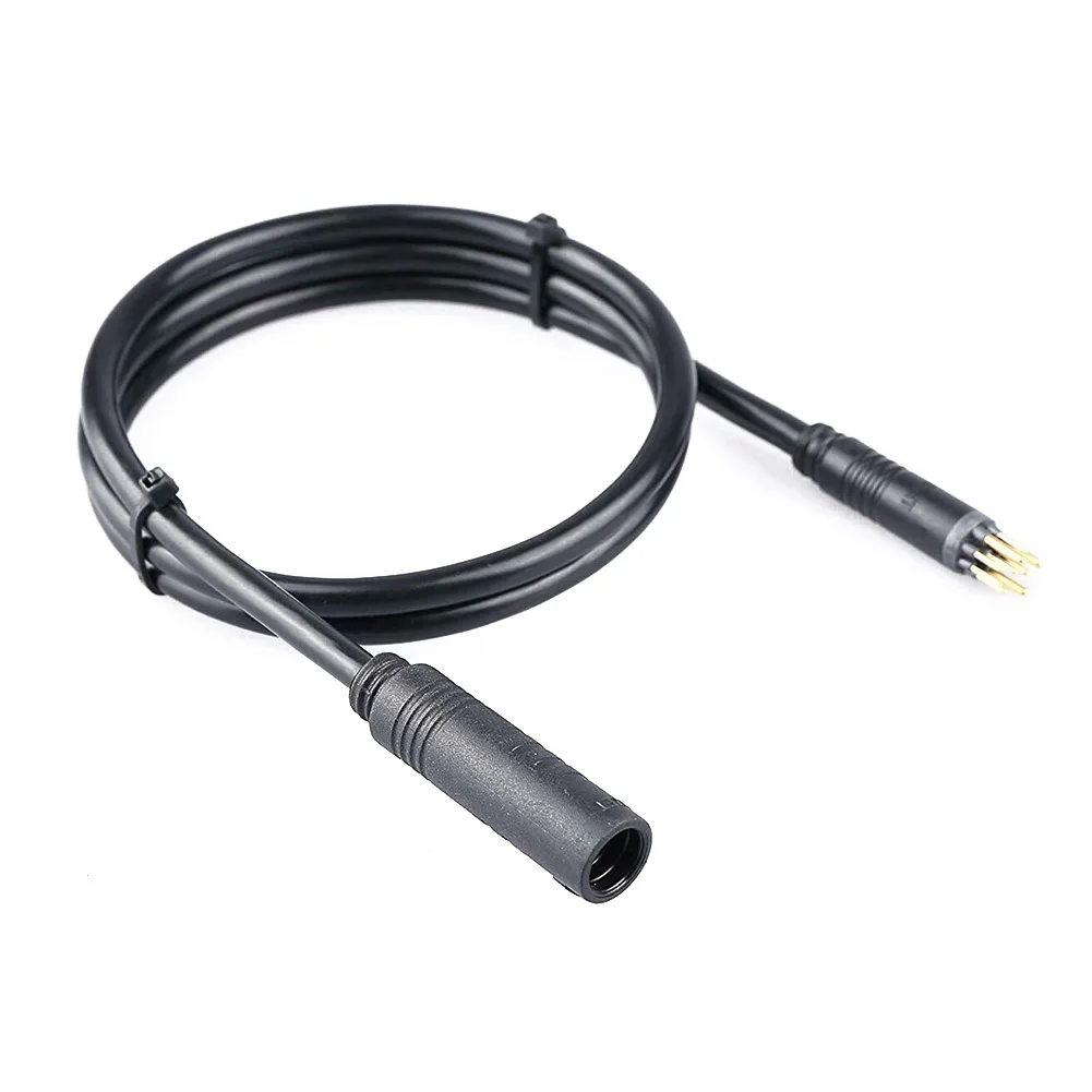 

Connector Accessory Extension Cable Motor Durable Wire Plug Waterproof 130cm Long 9Pin Black Conversion For BAFANG Electric Bike