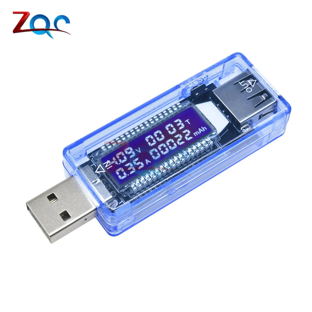 USB зарядное устройство Доктор напряжение измеритель тока Вольтметр Амперметр рабочее время мощность Емкость батареи тестер измерительные инструменты - Цвет: USB Tester Meter