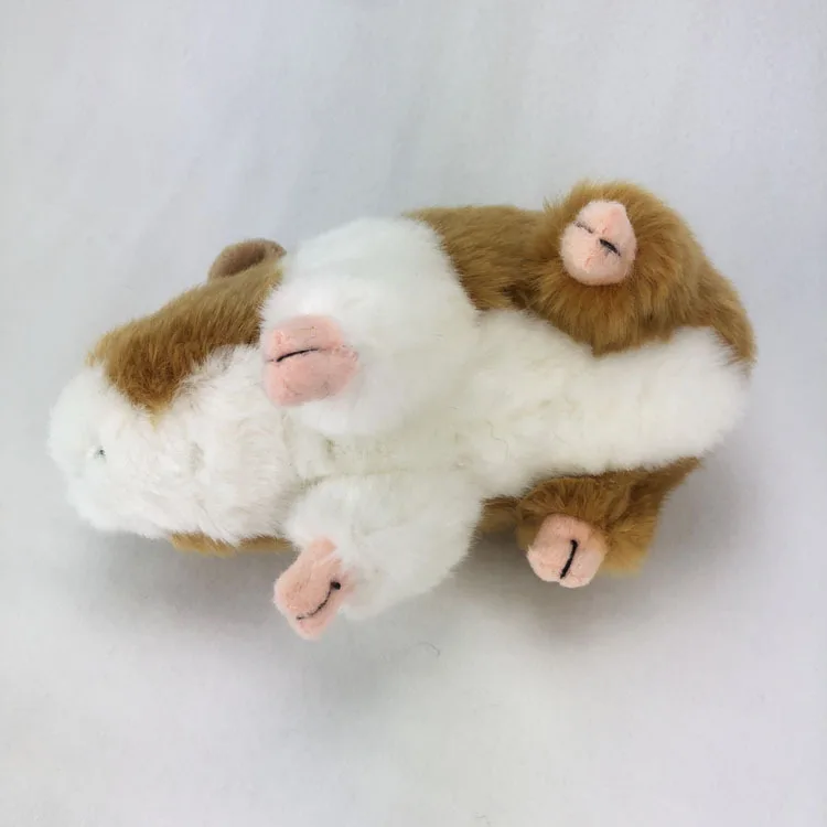 Poupée cochon d'inde à collectionner, jouet en peluche réaliste, Simulation  d'animal mignon, 18cm, 1 pièce, KYY1083 - AliExpress