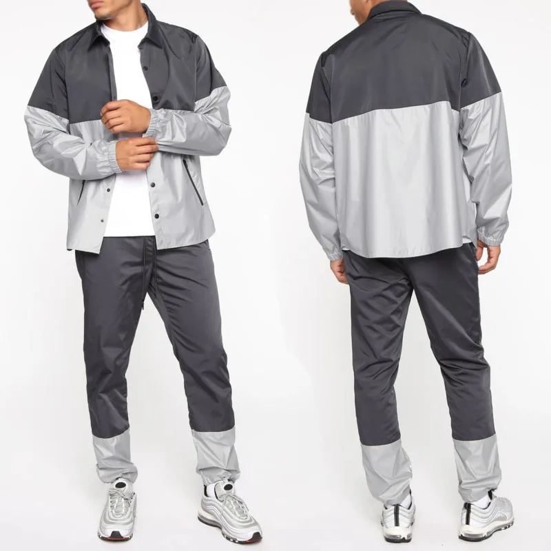 

2020 New Men's Casual Jacket Suit Outdoor Sports Cardigan Pants Men's Quick Drying Tracksuit Men Sweatsuit Clothing