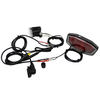 

Rear Headlight Taillight Safety Cycling Ebike Brake Lamp Night Warning