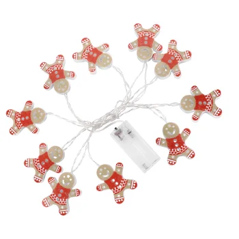 

1 Set Lamp String Creative Snowman Practical Festive Decorative Exquisite Reusable Decoration Light String for Christmas Wall