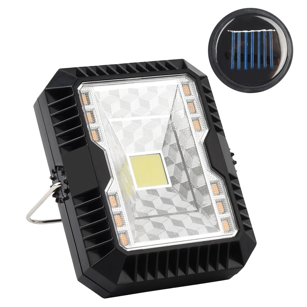 

Mutilfunction Solar Camping LanternUSB Rechargeable Power Ourdoor Adjustable LED Tent Light For Hiking Travel Garcen Yard Using