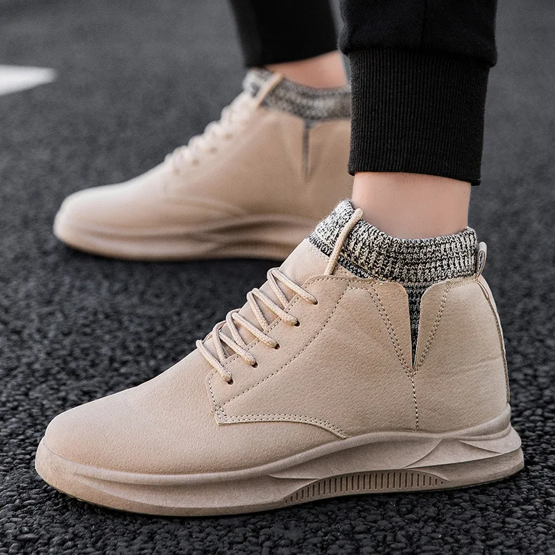 

2019 Autumn & Winter New Style Men Hight-top Martin Boots England Workwear Men's Boot Outdoor Versatile Casual Socks Boots