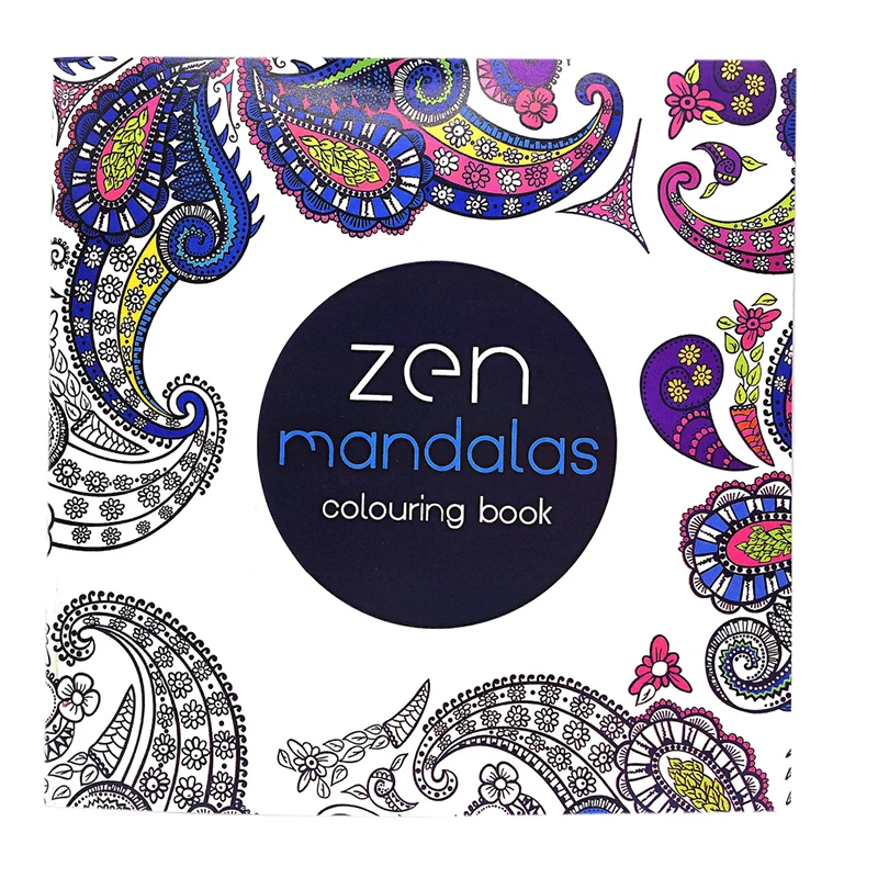 

1 Pcs New 24 Pages Mandalas Flower Coloring Book For Children Adult Relieve Stress Kill Time Graffiti Painting Drawing Art Book