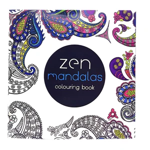Libro de colorear de flor de Mandalas para niños y adultos, libro de dibujo artístico para aliviar el estrés y matar el tiempo, grafiti, 24 páginas, 1 ud., nuevo