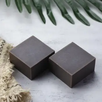 

Handmade Soap Natural Bamboo Charcoal Skin Nose Whitening Blackhead Remover Soap Acne Treatment Face Wash Smooth Bath Skin Care