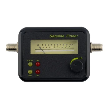 

NEW-Plastic Black Mini Digital Lcd Display Satellite Signal Finder Meter Tester With Excellent Sensitivity Satellite Tv Receiver