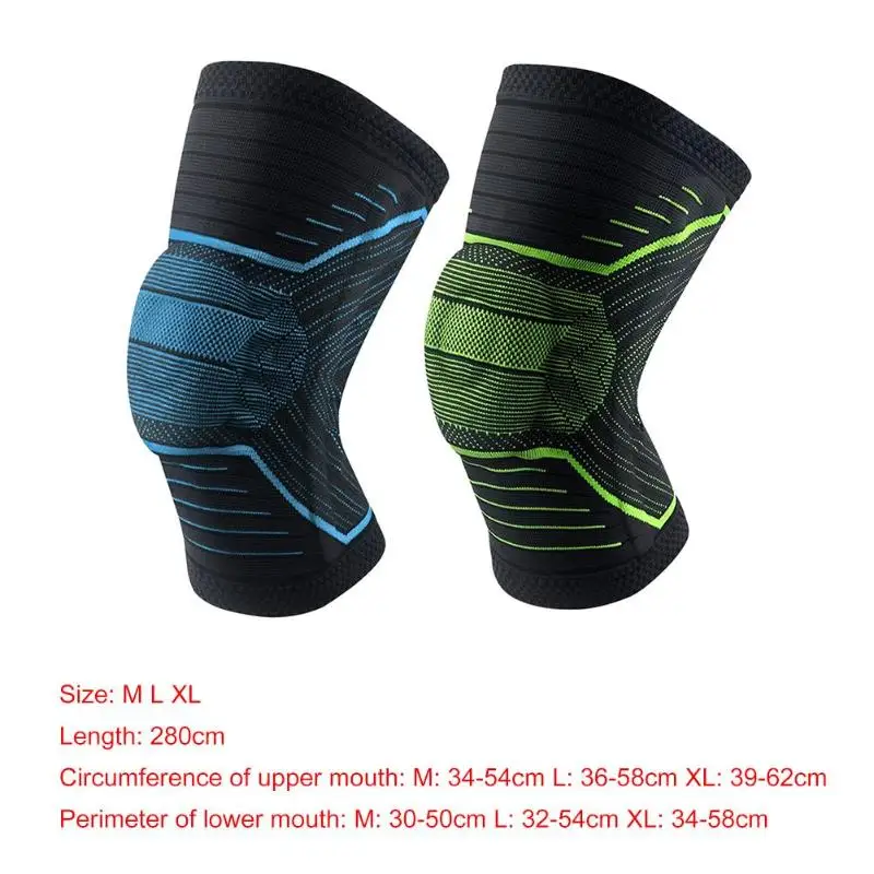 Knee Patella Protector Brace Nylon Knitted Elastic Compression Knee Pad
