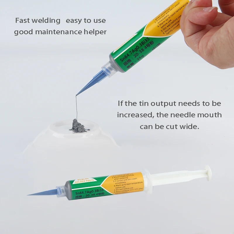 Needle Tube Repair Solder Paste Is Suitable for PCB Repair At Low Temperature, Medium Temperature and High Temperature