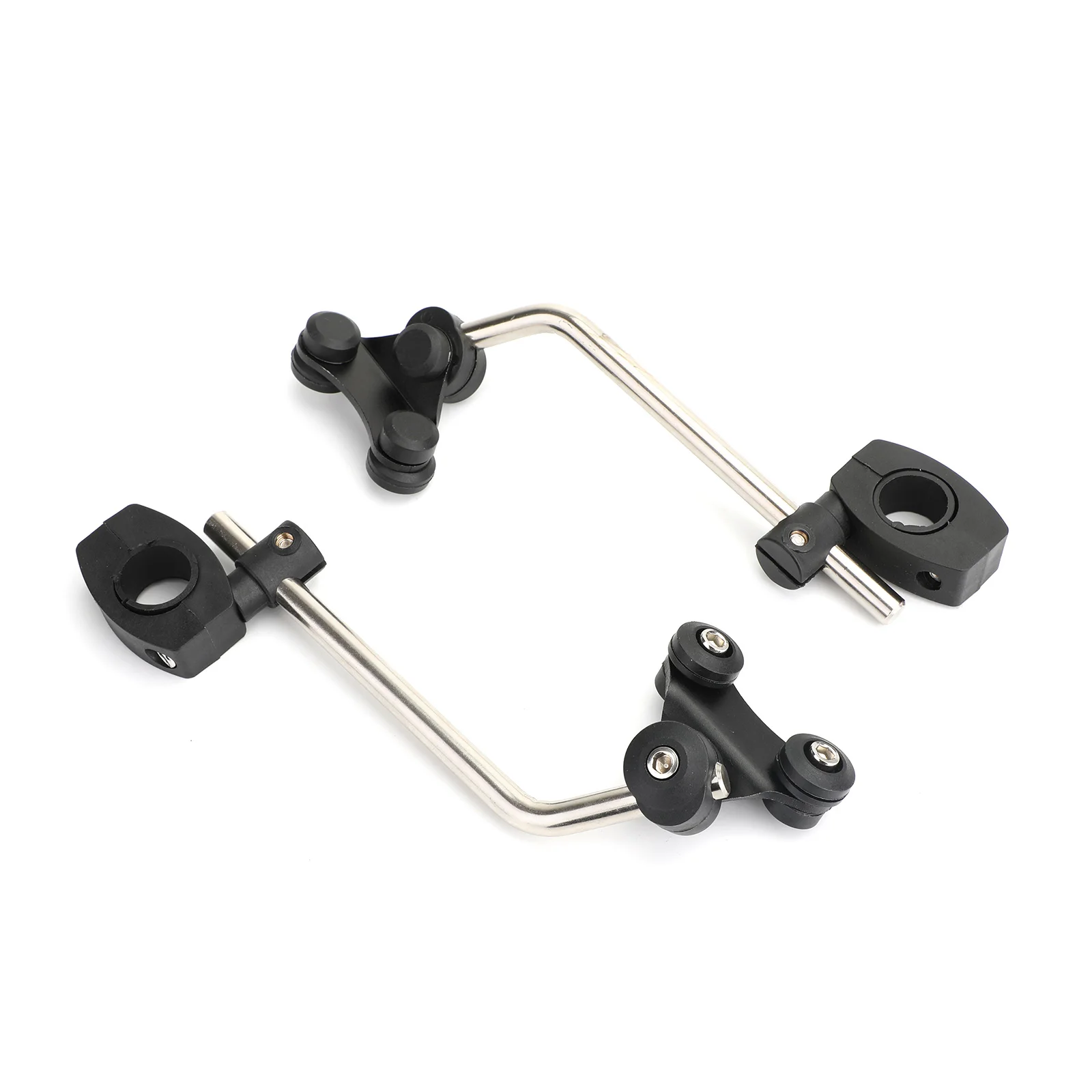 Motorcycle Windshield Topteng 7/8'' 22mm Universal Windscreen Bracket Standard Handlebar Windshield Mount Clamp Motorcycle Wind Shield Glass Motor