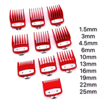

Colorful Guide Comb Multiple Sizes Metal Limited Combs Hair Clipper Cutting Tool 27RB