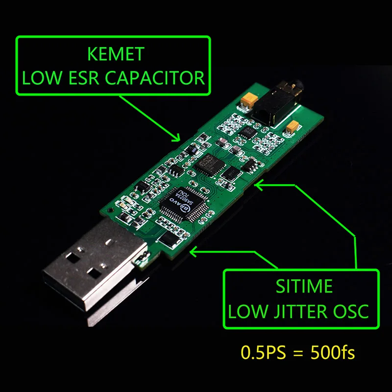 ES9018K2M SA9023 USB Portable DAC 24bits 96KHz Headphone amp Decoder HiFi Audio External Sound Card WN7 8 10 Driver Free T1399