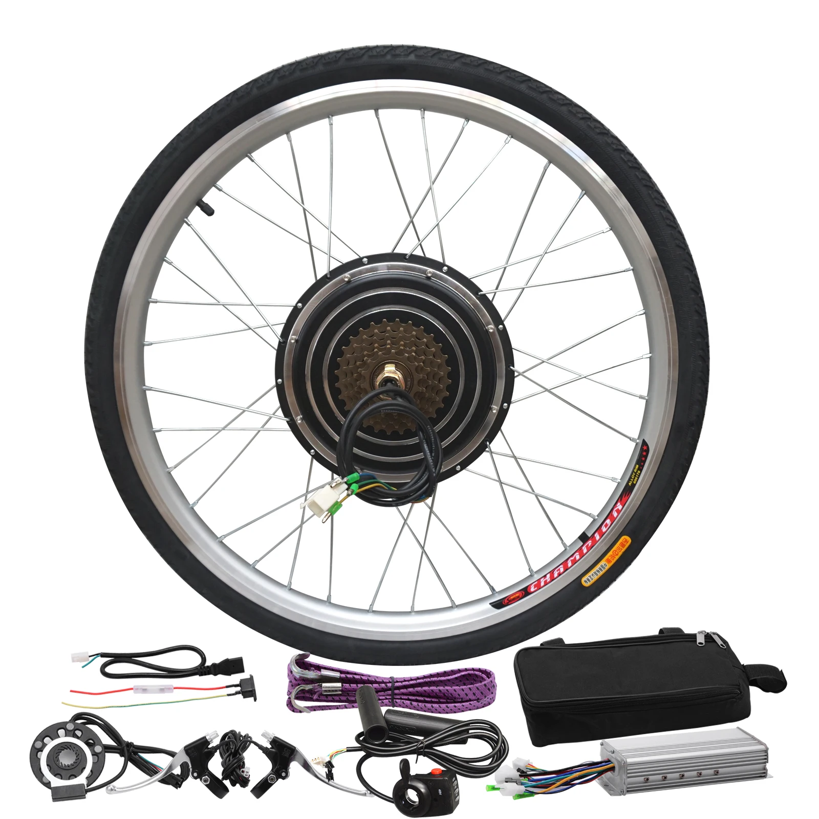 

Mountain bike modified electric 36V/48V 350w rear drive kit