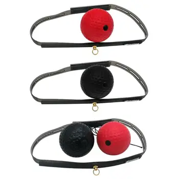 

Boxing Reflex Speed Punch Ball Headband Elastic Rope Set for Sanda Boxer