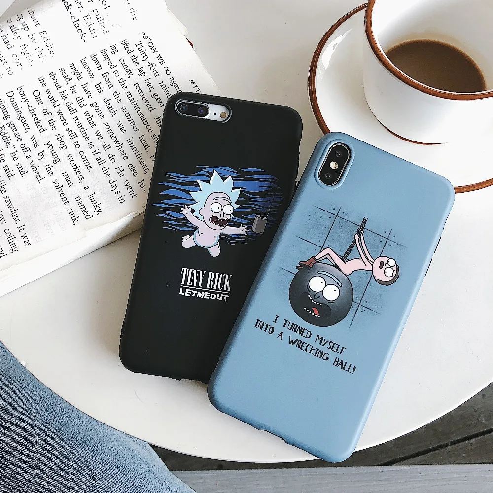 Забавный мультяшный семейный чехол для телефона Рик и Морти для iPhone 11 Pro Max 7 8 Plus X XS XR XSMax мягкий чехол из ТПУ