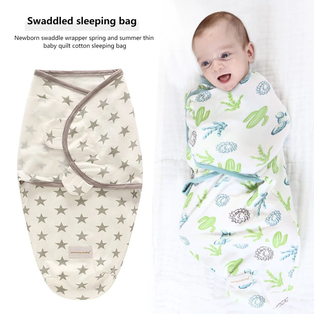 Bebé recién nacido Swaddle Wrap Parisarc 100% de algodón suave Bebé Productos para bebé recién nacido manta & envoltura envolver Manta, saco de dormir