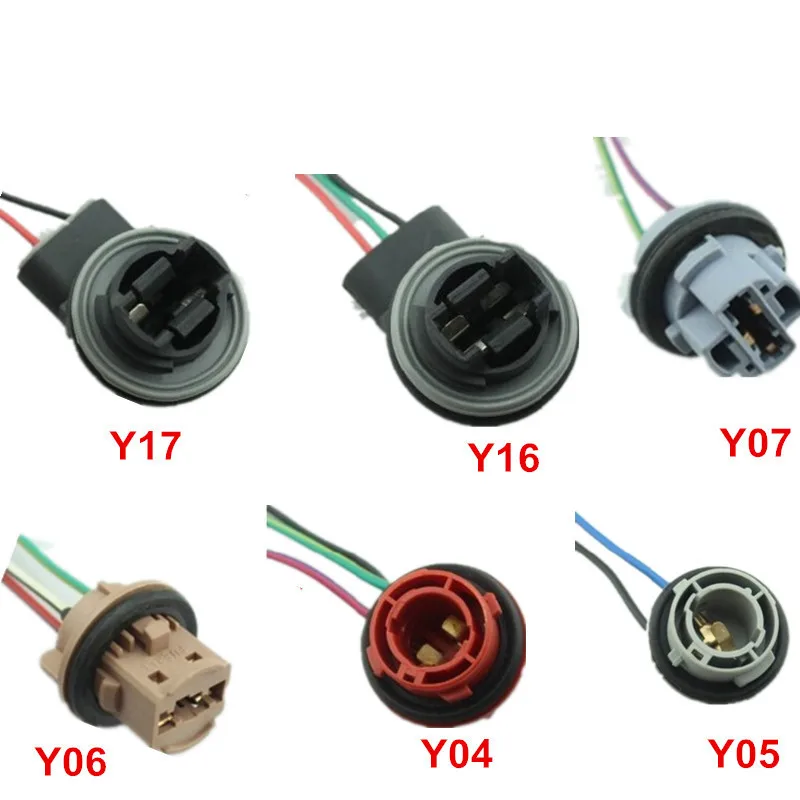 MagiDeal 5 Piezas BA15S 1156 Lámparas Conector de Cable para Coche